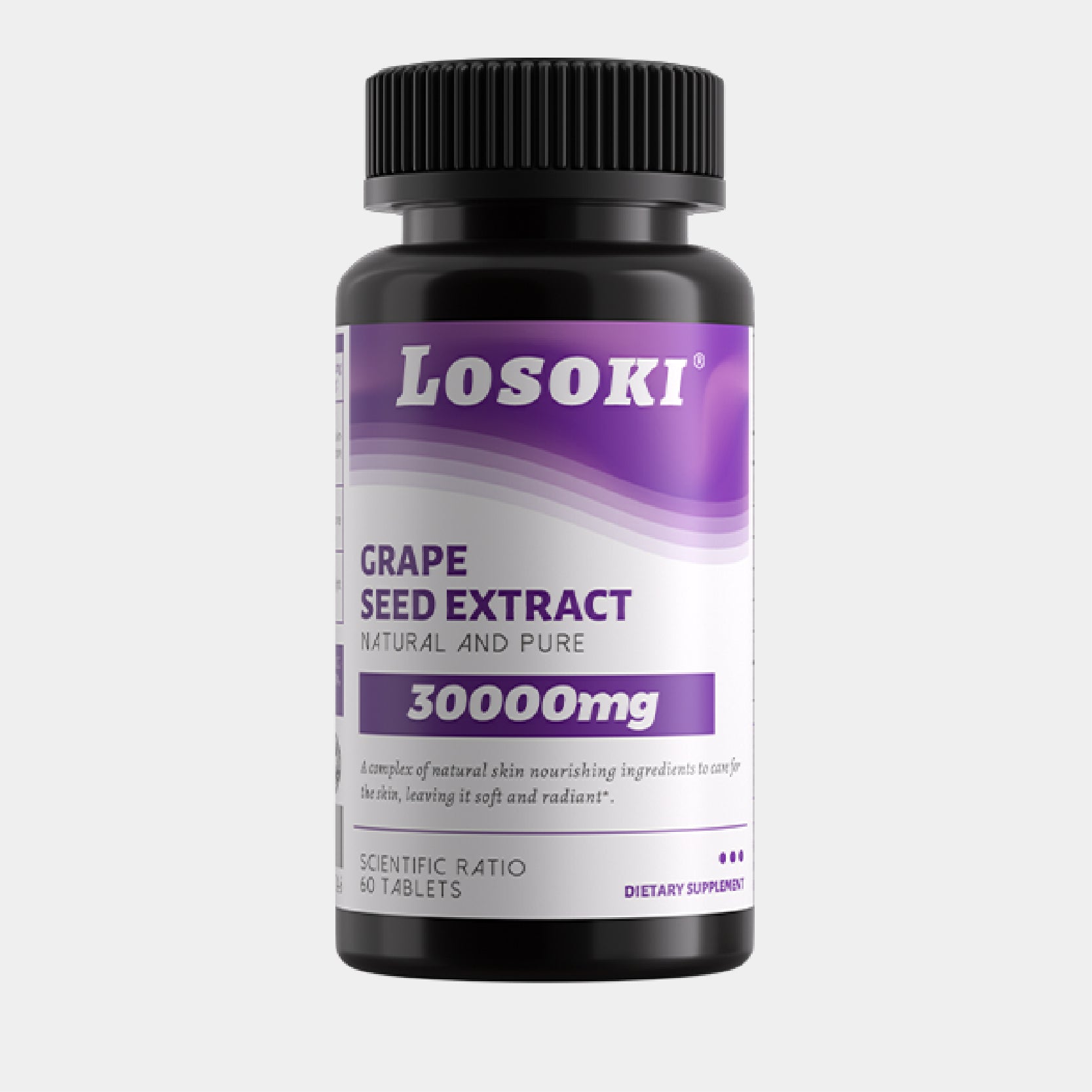 l glutathione grape seed extract LOSOKI Grape Seed Extract Whitening Pill - Effective skin whitening formula