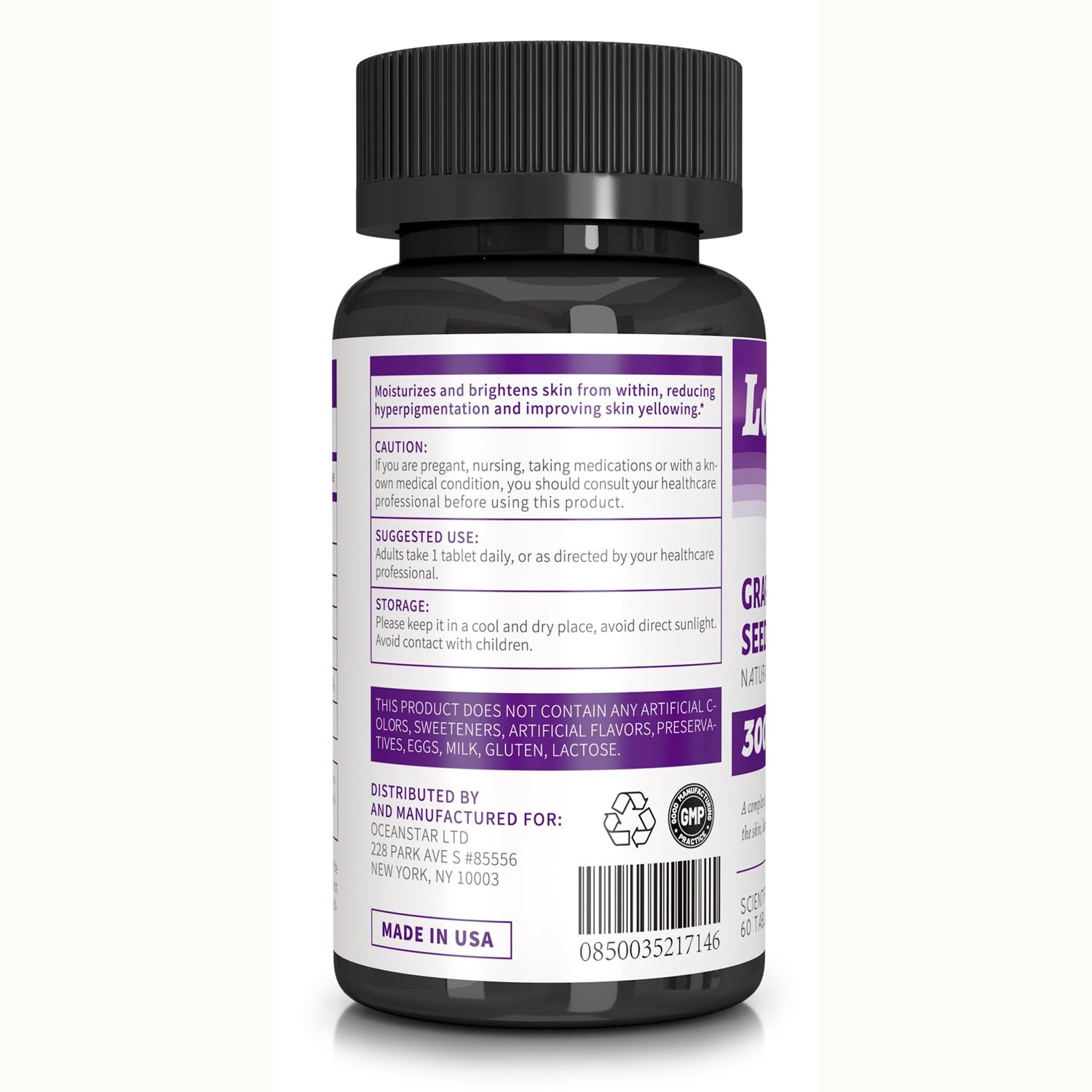 l glutathione grape seed extract LOSOKI Grape Seed Extract Whitening Pill - Effective skin whitening formula